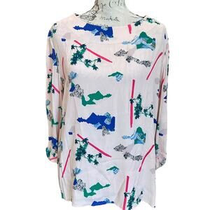 & Other Stories Abstract Art Blouse
